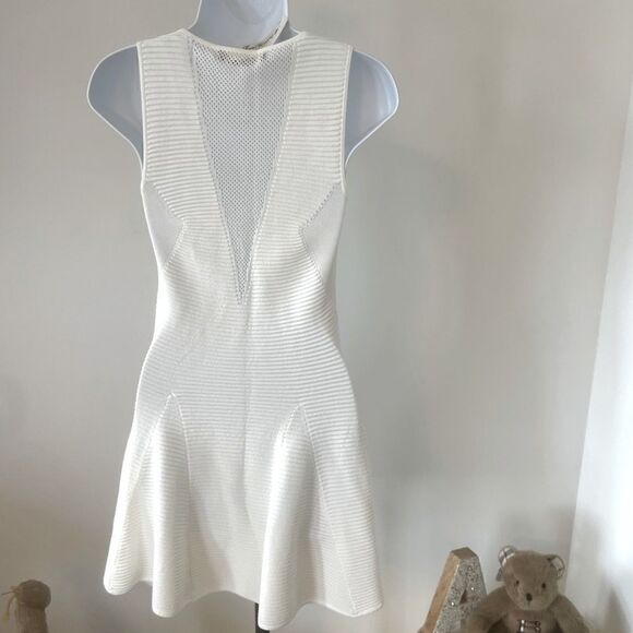Olivaceous Ribbed Mini Dress (S) - Picture 4 of 5